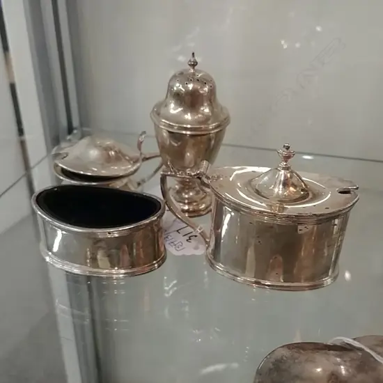 S/S CRUET SET (4)