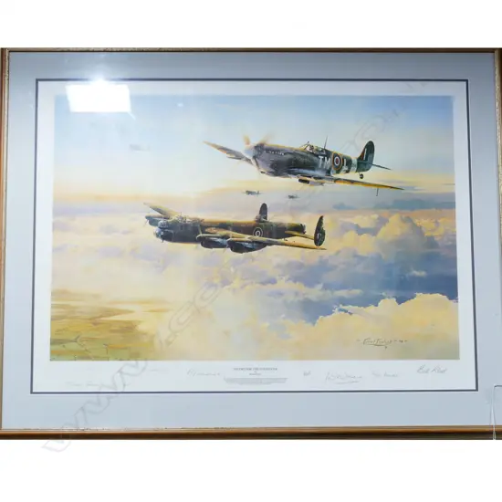 ROBERT TAYLOR 'ESCORT THE STRAGGLER', FOLIO PRINT