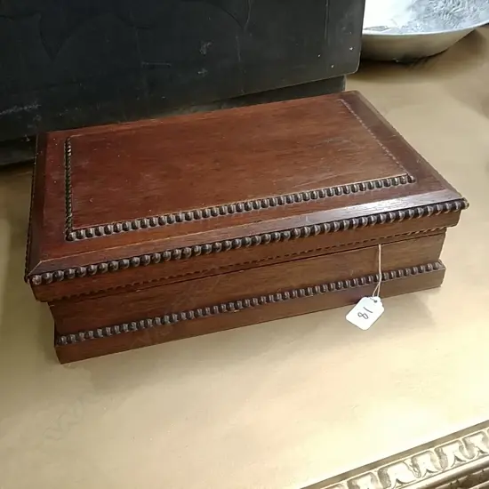 OLD MAHOGANY BOX