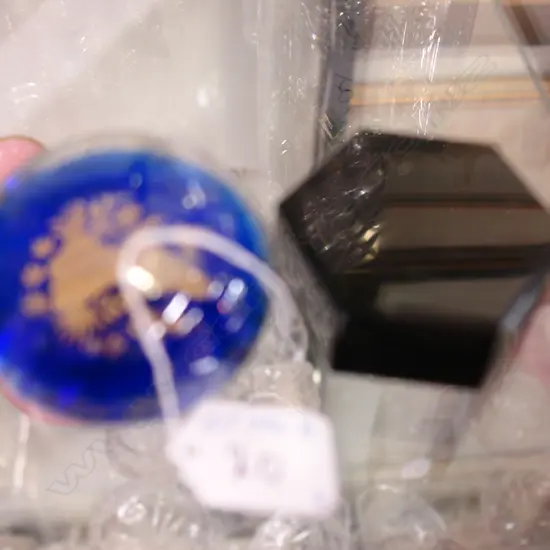 2 COLLECTORS GLASS PAPER WEIGHTS