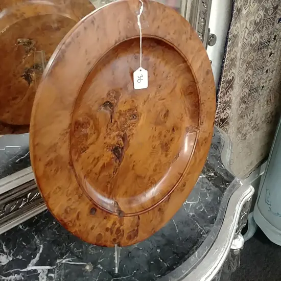 BURR WOOD PLATTER