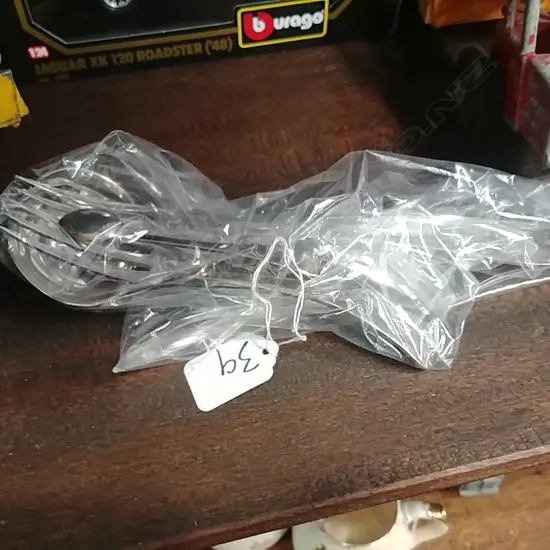 BAG EP-2 LADLES-FORK-TONGS & SILVER PROPEL.PENCIL