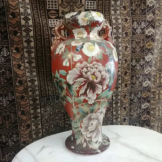 SATSUMA 2 HANDLES VASE