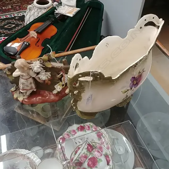 VICT CHILD VASE & ANOTHER