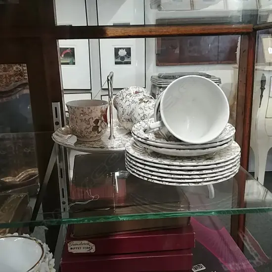 PART FOLEY TEASET & PLATE