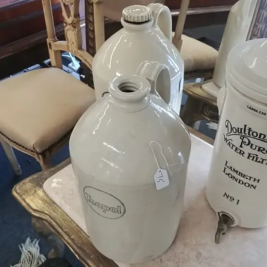 2 FLAGON BOTTLES   ( TEEPOL)