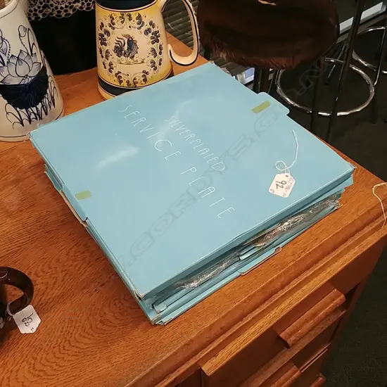 SET 8 S/PLATE UNDER PLATE COASTERS