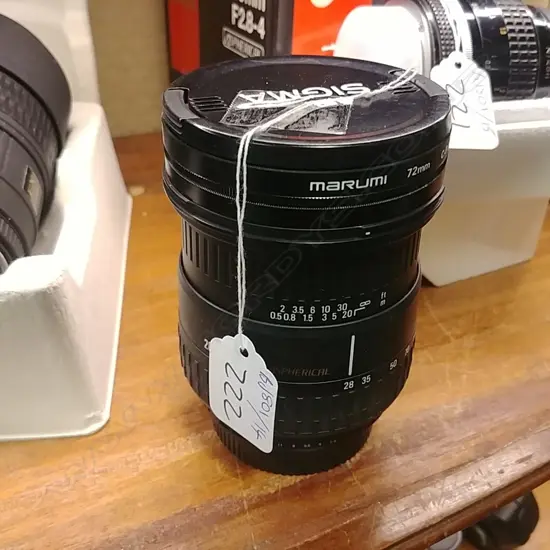 SIGMA 28-105MM D ASPHERICAL LENS IN BOX