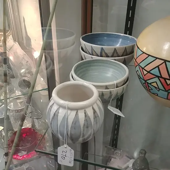 5 HAMNER POTTERY PCS
