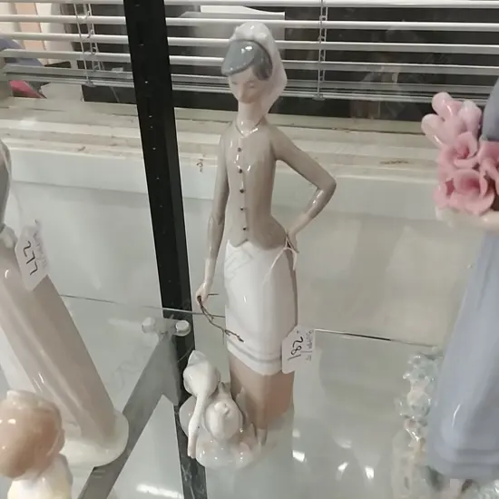 LLADRO FIG - WOMAN W/ GEESE 