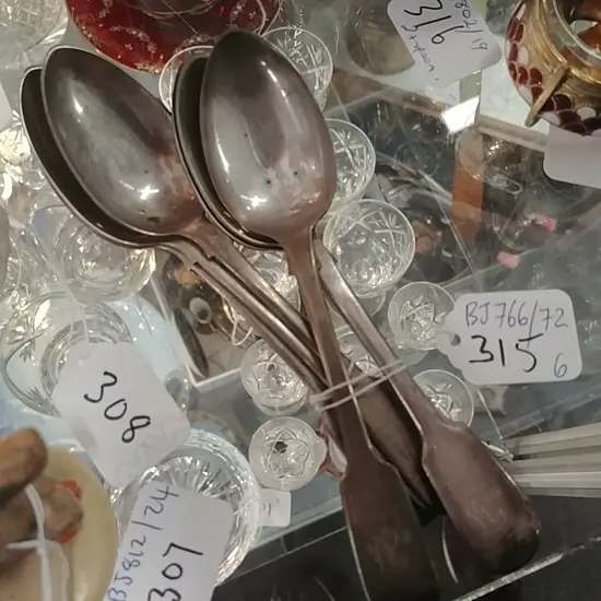 6 S/S TEA SPOONS