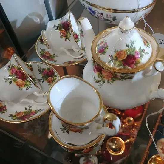 R/A OCR MINIATURE 2 PERSON TEASET