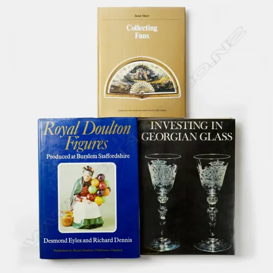 Three antique reference books