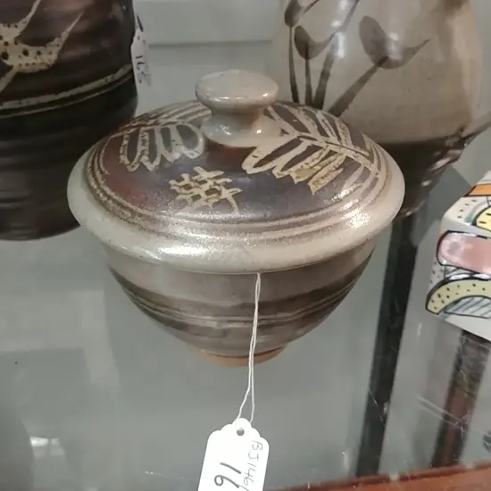 PETER STICHBURY LIDDED BOWL