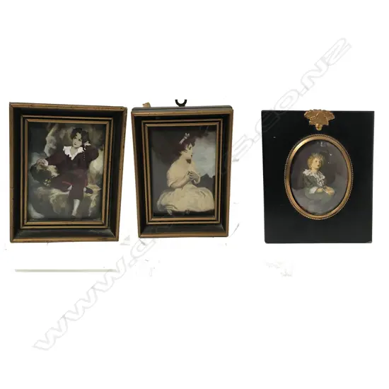 3 MINIATURES AFTER THE MASTERS