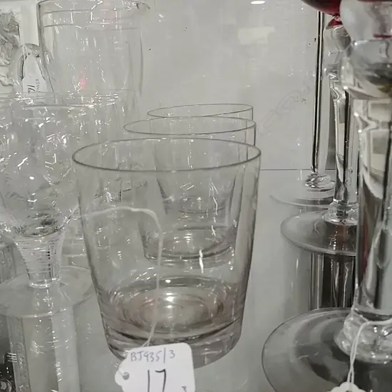 3 VICT GLASS RUMMERS