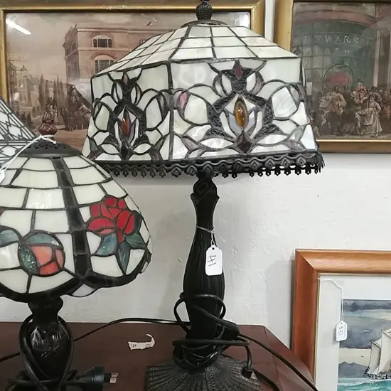 LEADLIGHT TABLE LAMP