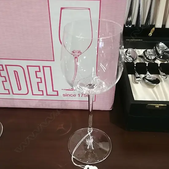 2 BXS REIDEL RED&WHITE WINE GLASSES(12)