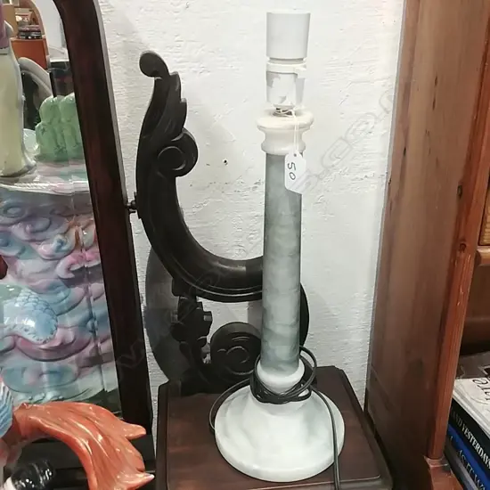 MARBLE TABLE LAMP ONLY