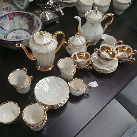 2 CHINA COFFEE SETS (30PCS)