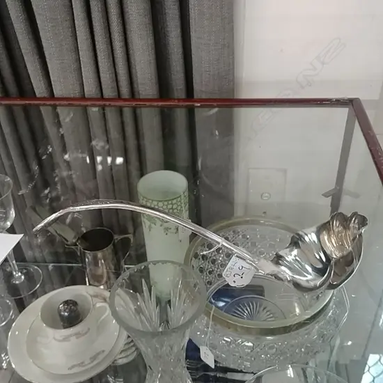 SILVER PLATE PUNCH LADLE 