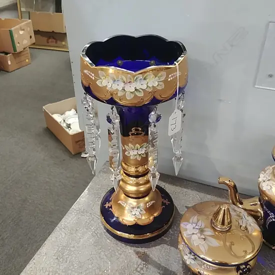 GILDED VENETIAN GLASS LUSTRE