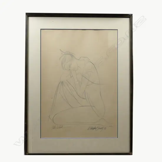 KRIEGLER-SMITH, THE WISH, PENCIL ON PAPER, 60 X 42