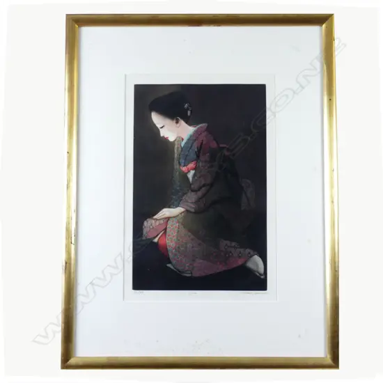 USHIO TAKAHASHI, JUIN, MEZZOTINT, 73/75, 46 X 30