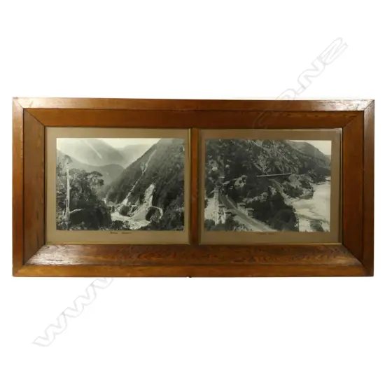 Two large format N.Z. Otago history photographs