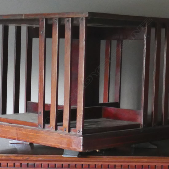 EDWARDIAN REVOLVING BOOKCASE