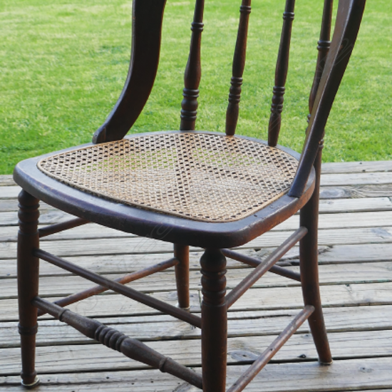 4 SPINDLE BACK CHAIRS