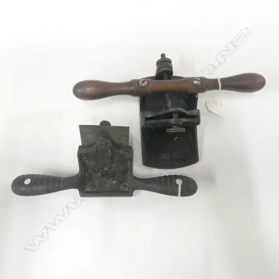 Unknown No. 81 Scraper Plane and  Stanley No. 12 Scraper Plane (2)