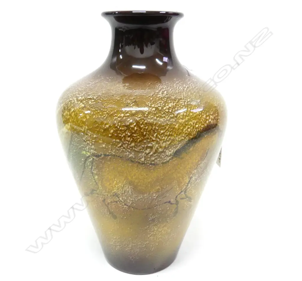 Aquila by Titian ovoid vase with ancient cave painting type design, Image 1++