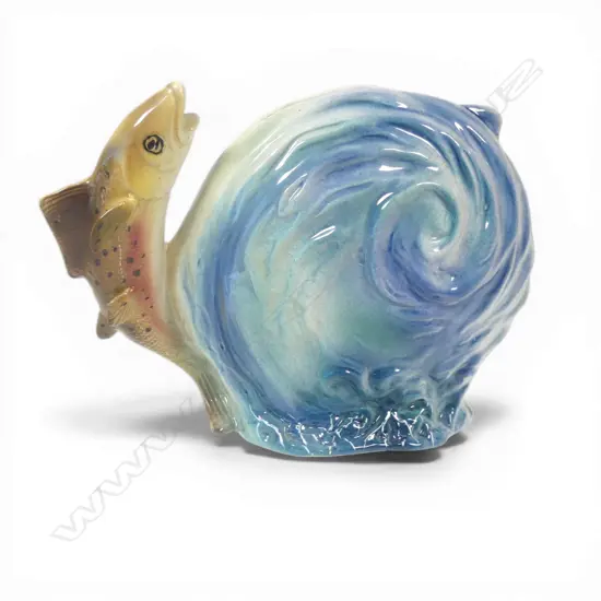 Titian Studio (1957-67) brown trout and water race vase,