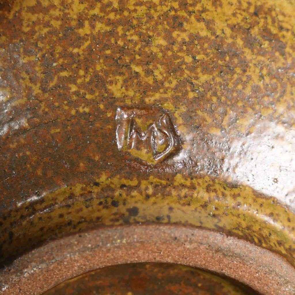 Mirek Smisek 1960's studio pottery bowl, Image 1++