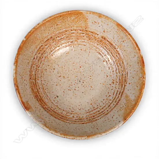 Len Castle early Shino glazed deep bowl,