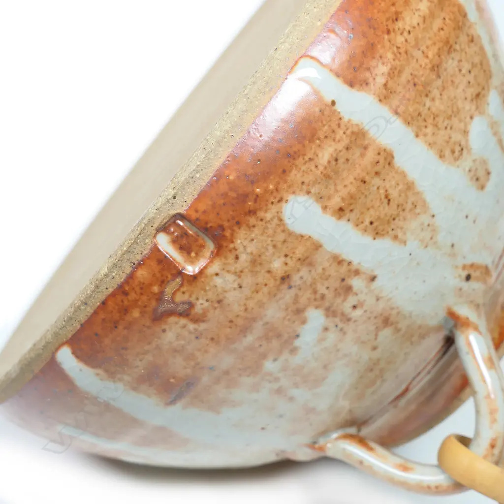 Peter Stichbury (1924-2015) shino glazed teapot, Image 1++