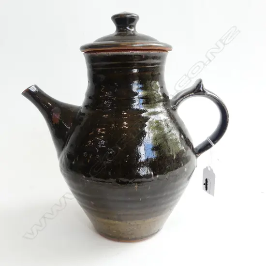 Peter Stichbury (1924-2015) large lidded coffee pot,