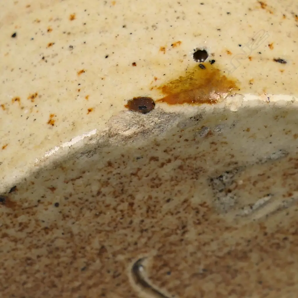 Peter Stichbury uncommon early salt glazed vase fired at Crum brickworks, Image 1++