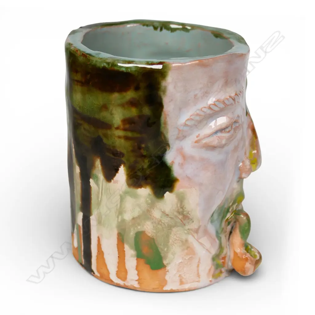 Paul Rayner (1959-) ''Pioneer Ware' Jovan Rancich' character jug Image 1++