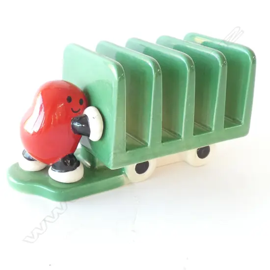 CARLTONWARE - TOMATO PUSHING A TROLLEY