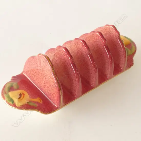 ROYAL WINTON - FLORAL ON PINK STIPPLED GROUND