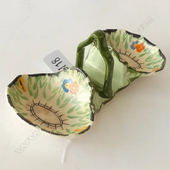 HANCOCK CORONA WARE COMBINATION JAM DISH