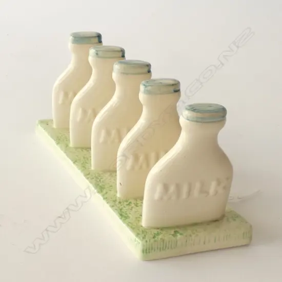 LEO BONASSERA POTTERY - MILK BOTTLES