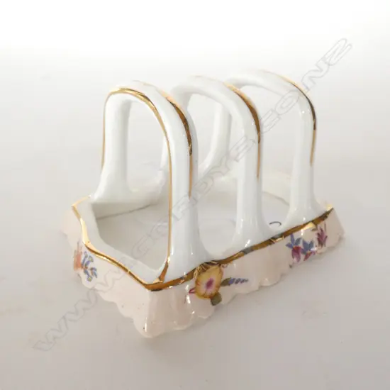 AYNSLEY - FLOWERS WITH GILT