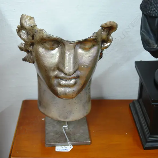 METALLIC GREEK STYLE BUST