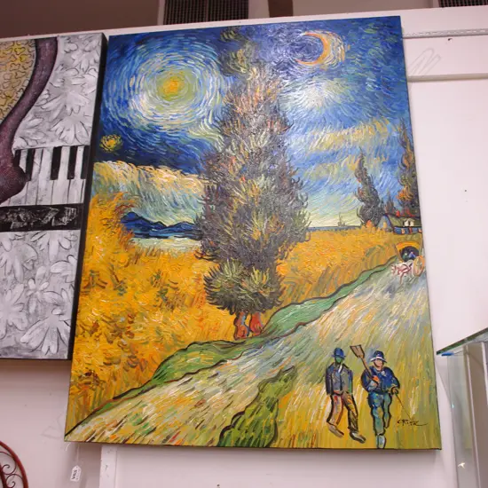 LARGE OIL VAN GOGH COPY