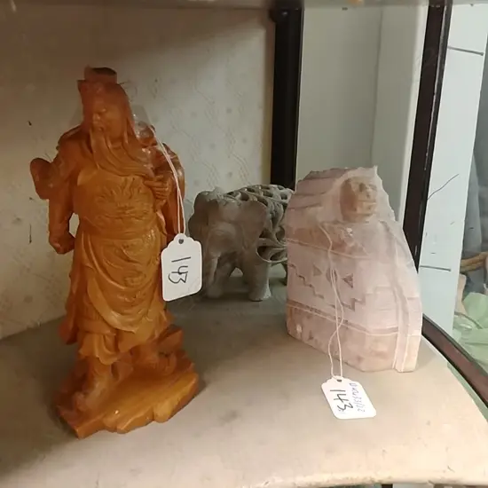 WARRIOR FIGURE,ELEPHANT + 1