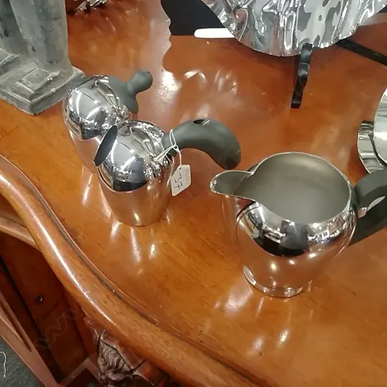 ALESSI 3 PC; 2 JUGS & SUGAR BOWL