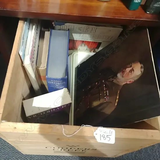 LOT ASST ROYALTY BOOKS ,,COINS ETC